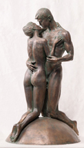 Скульптурная композиция "Поцелуй"