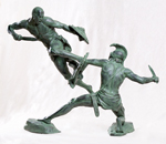 Скульптура "Битва гладиаторов"